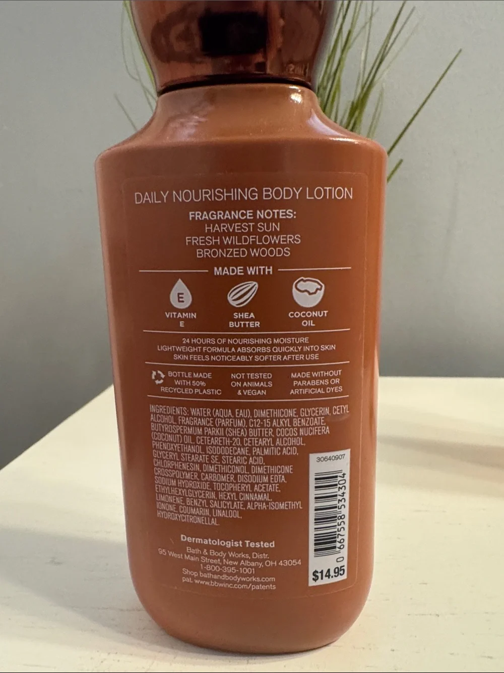 NWT- Bath & Body Works Copper Fields lotion & Pretty as Peach fragrance mist